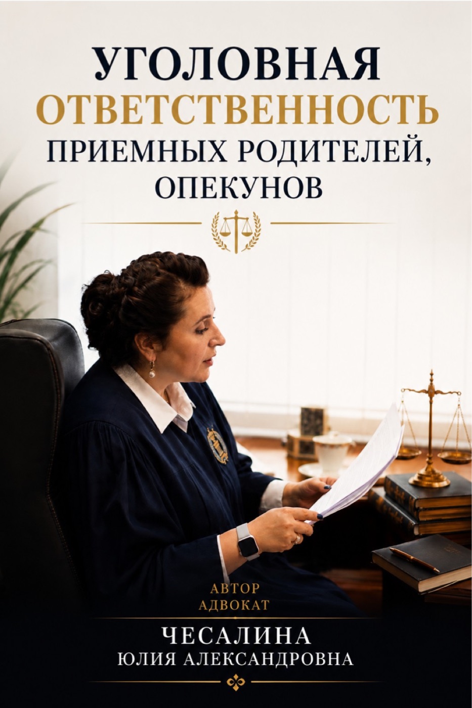 Обложка книги «Уголовная ответственность приёмных родителей, опекунов»